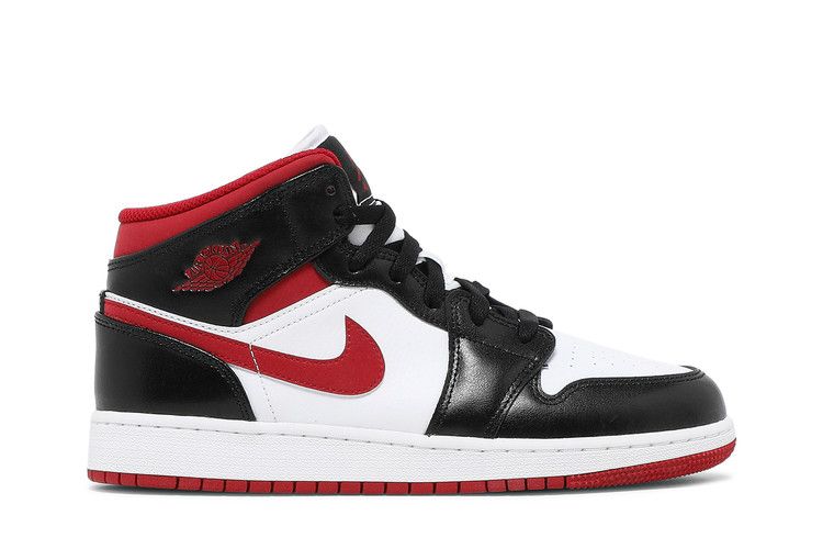 Air Jordan 1 Mid GS 'Black Gym Red'