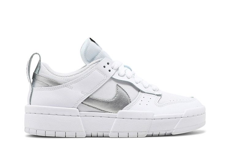 Nike Wmns Dunk Low Disrupt 'White Metallic Silver'