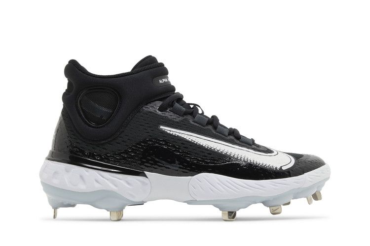 Nike Alpha Huarache Elite 4 Mid 'Black White'