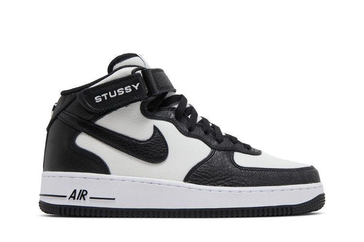 Stussy x Nike Air Force 1 Mid 'Black White'
