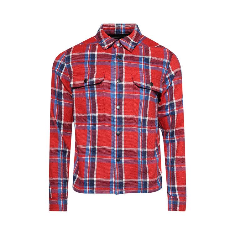 Rick Owens DRKSHDW Cropped Outershirt 'Red Plaid'