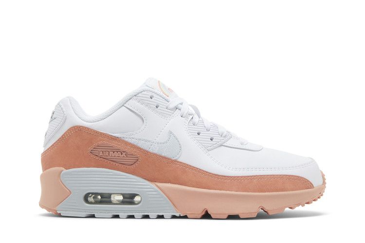 Nike Air Max 90 Leather SE GS 'White Light Madder Root'