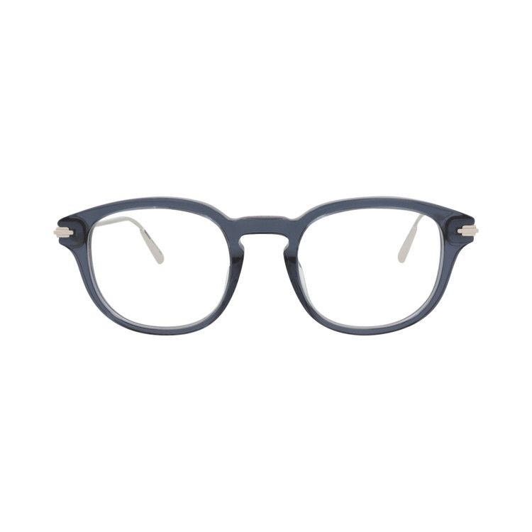 Dior Round Optical Glasses 'Blue/Silver/Transparent'