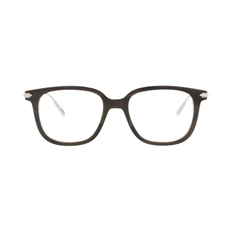 Dior Square Horn Optical Glasses 'Horn/Silver/Transparent'