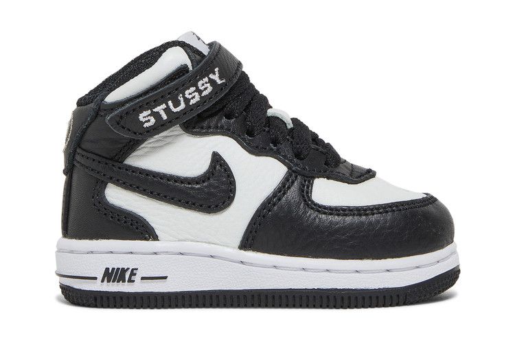 Stussy x Nike Air Force 1 Mid TD 'Black White'