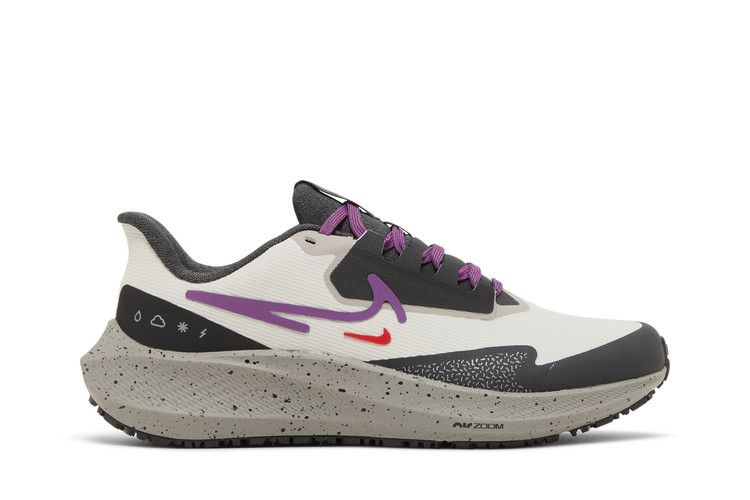 Nike Wmns Air Zoom Pegasus 39 Shield 'Light Bone Vivid Purple'