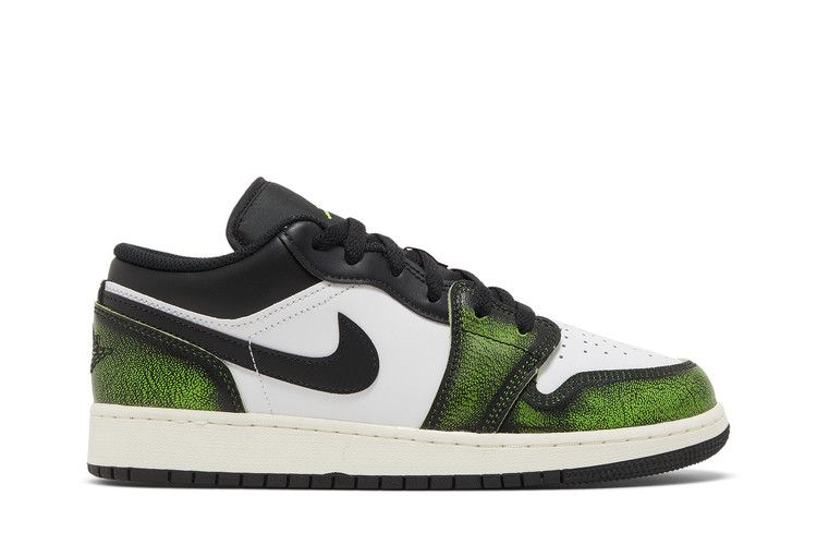 Air Jordan 1 Low SE GS 'Wear-Away - Electric Green'