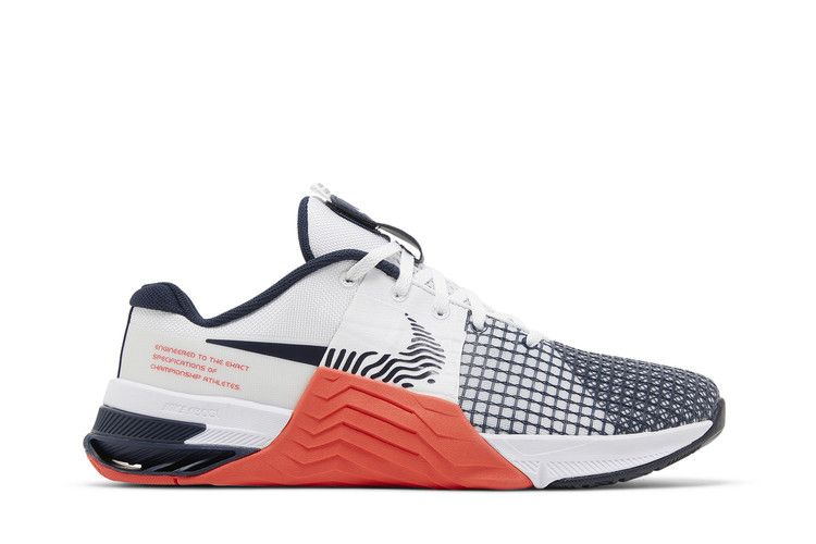 Nike Metcon 8 'White Crimson Obsidian'