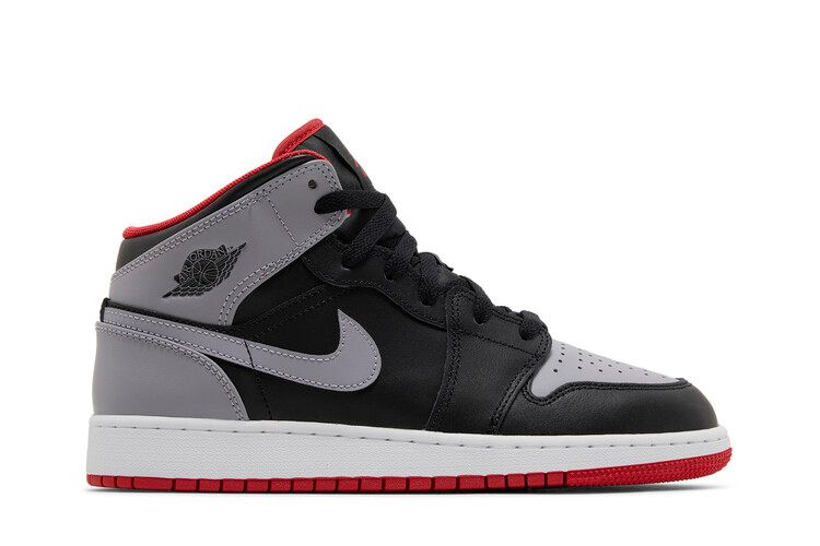 Air Jordan 1 Mid GS 'Bred Shadow'