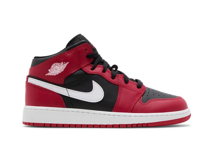 Air Jordan 1 Mid GS 'Gym Red Black White'