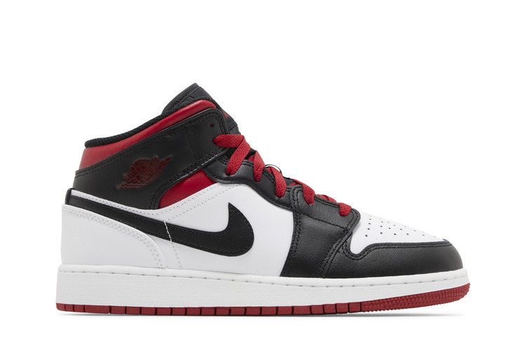 Air Jordan 1 Mid GS 'Gym Red Black Toe'