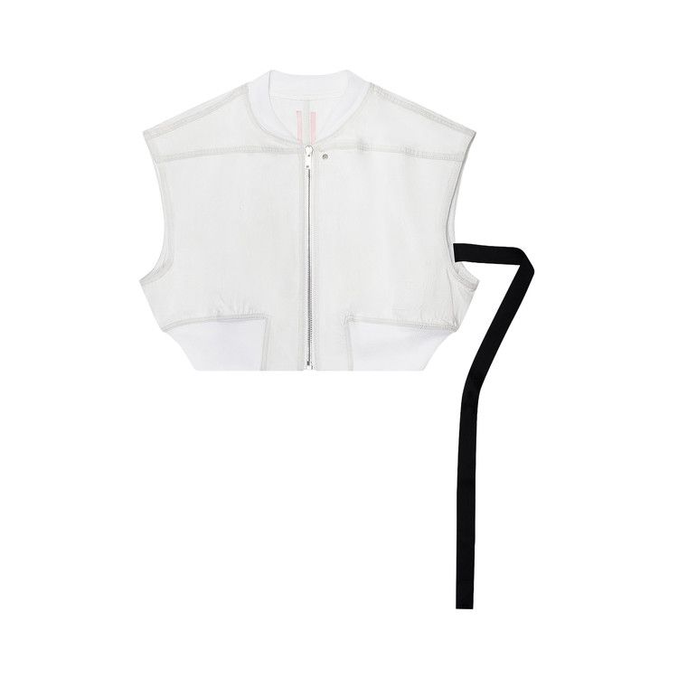 Rick Owens DRKSHDW Tatlin Bomber Vest 'Milk Wash'