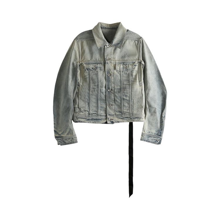 Rick Owens DRKSHDW Denim Trucker Jacket 'Mineral Pearl'