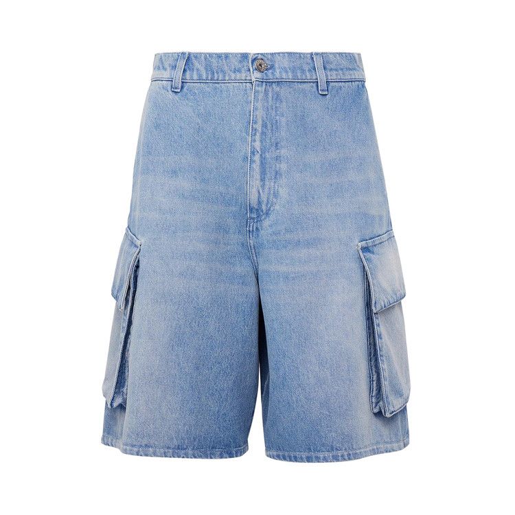 JW Anderson Baggy Denim Cargo Shorts 'Light Blue'