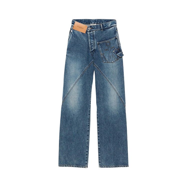 JW Anderson Twisted Workwear Jeans 'Mid Blue'