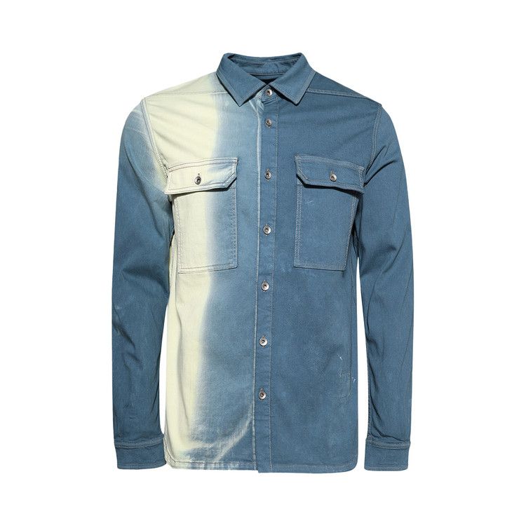Rick Owens DRKSHDW Denim Outershirt 'Toothpaste Degrade'