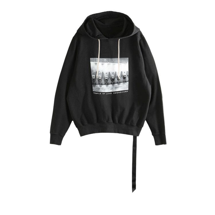 Rick Owens DRKSHDW Felpa Oversized Hoodie 'Black/Milk'