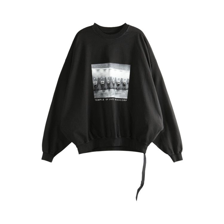 Rick Owens DRKSHDW Hun Crewneck T-Shirt 'Black/Milk'