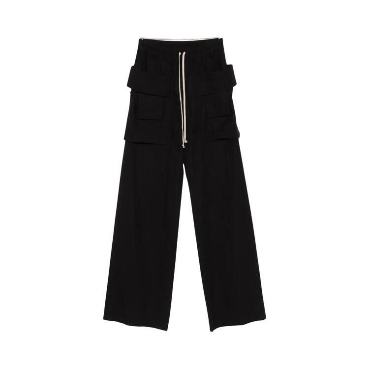 Rick Owens DRKSHDW Creatch Wide Cargo Pantaloni 'Black'