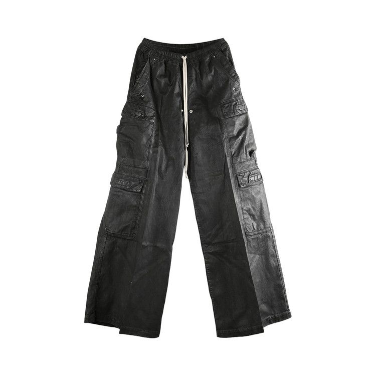 Rick Owens DRKSHDW Pantaloni In Denim Double Cargo Jumbo Pant 'Black'