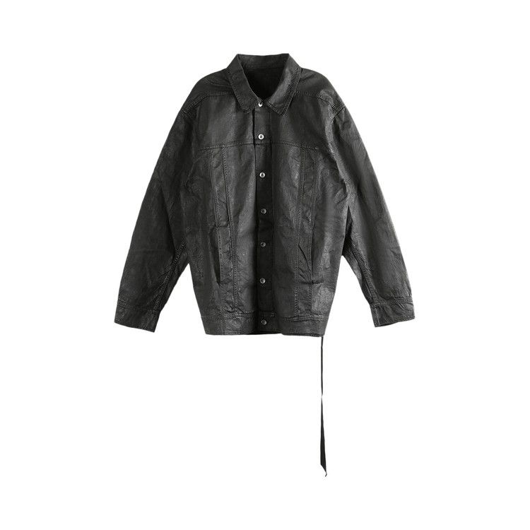 Rick Owens DRKSHDW Giacca In Denim Jumbo Worker Coat 'Black'
