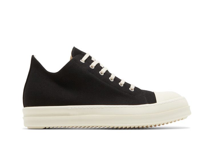 Rick Owens DRKSHDW Strobe Cotton Denim Low 'Black Milk'
