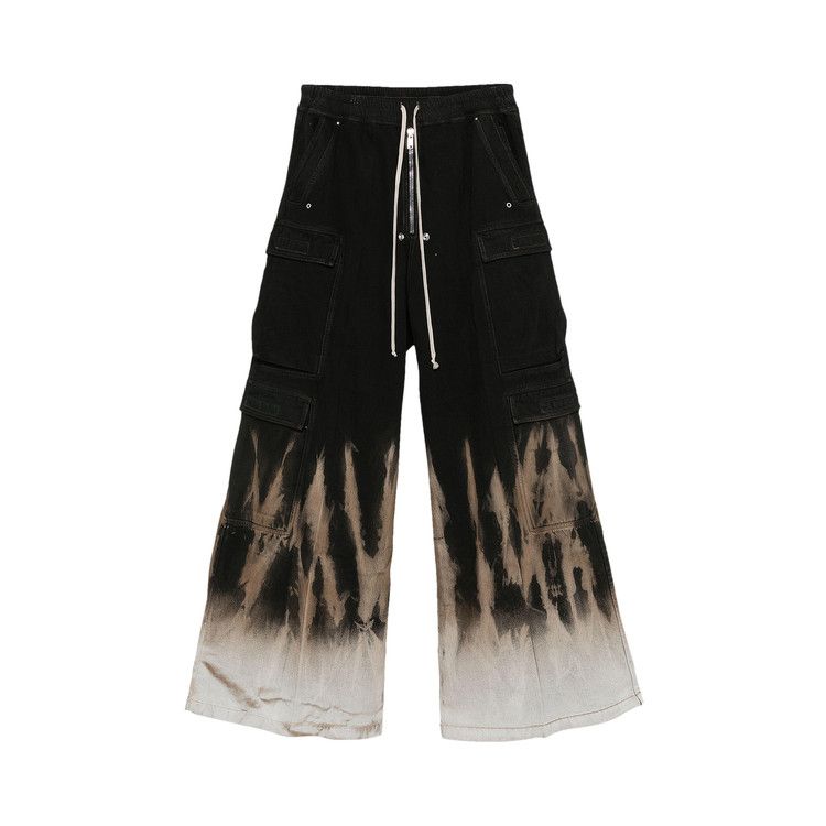 Rick Owens DRKSHDW Denim Double Cargo Pants 'Black/Terra'