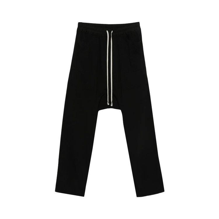 Rick Owens DRKSHDW Fleece Classic Cargo Drawstring Pants 'Black'