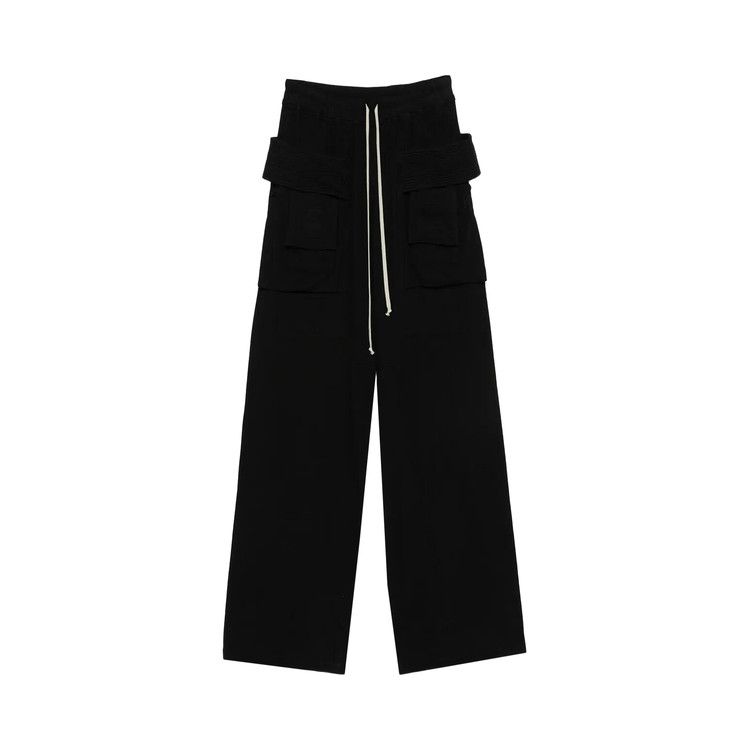Rick Owens DRKSHDW Cargo Drawstring Wide Pant 'Black'