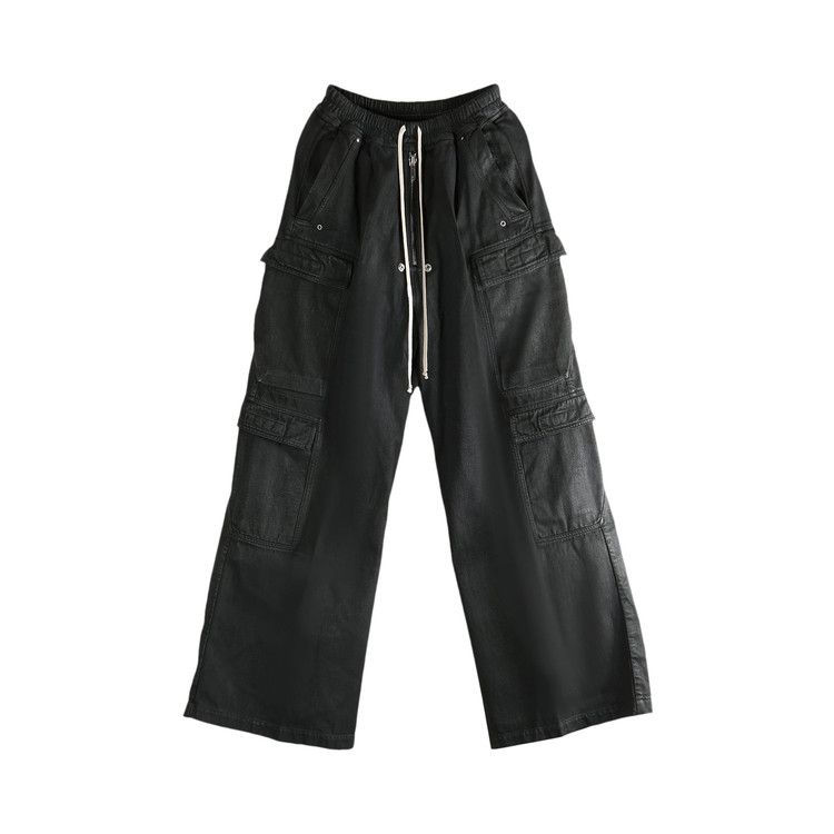 Rick Owens Double Cargo Jumbo Belas Pants 'Black Wax'