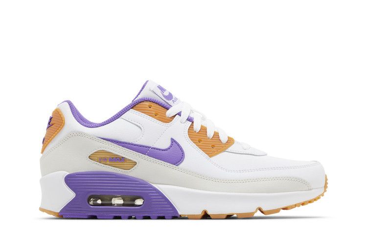 Nike Air Max 90 Leather GS 'White Action Grape'