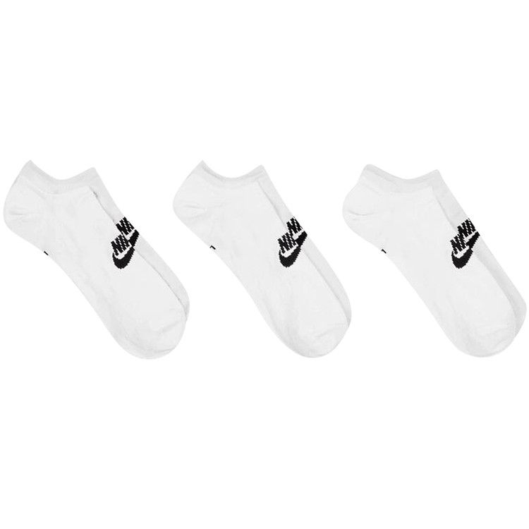 Nike Everyday Essential No-Show Socks (3 Pairs) 'White/Black'
