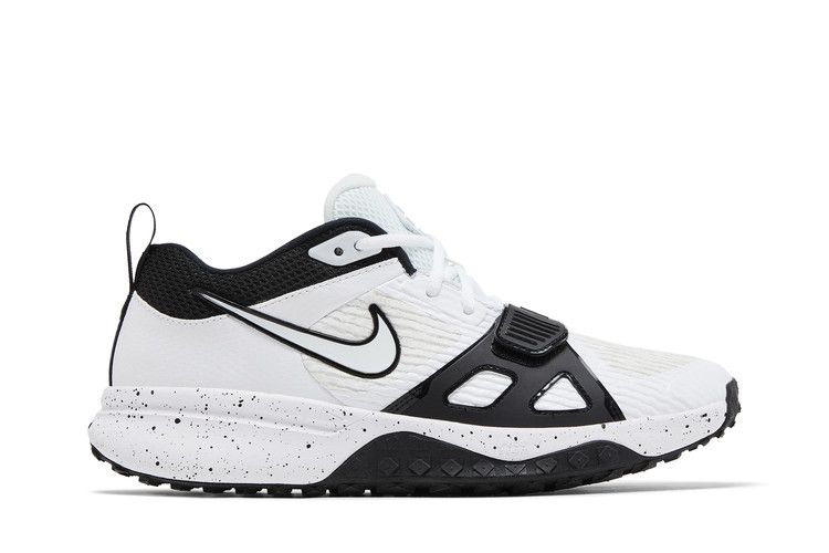 Nike Air Zoom Diamond Elite Turf 'White Black Splatter'
