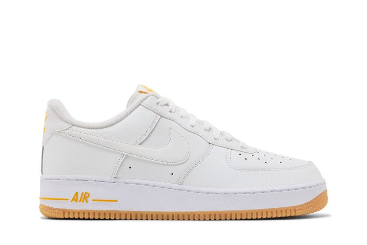 Nike Air Force 1 '07 'White University Gold Gum'