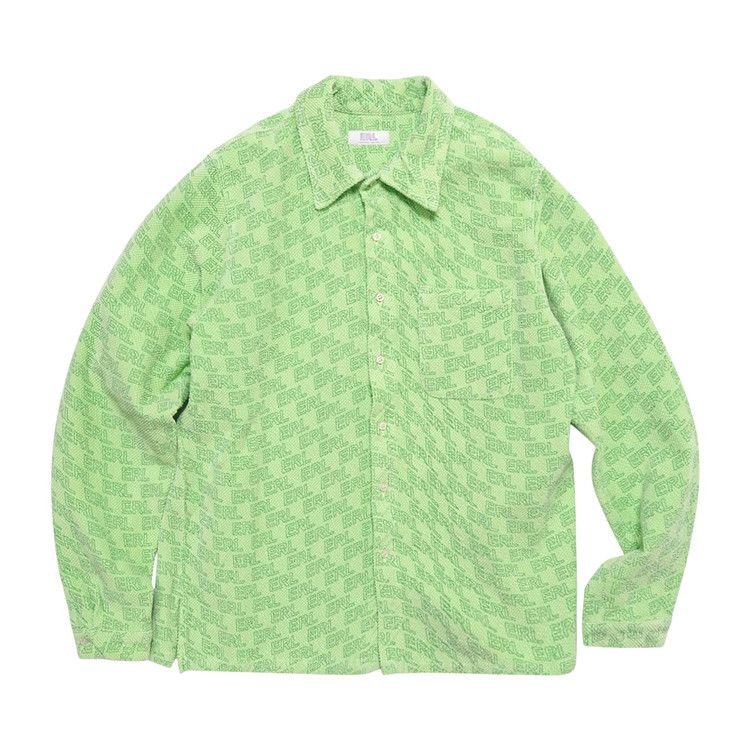 ERL Straight Hem Shirt 'Green'