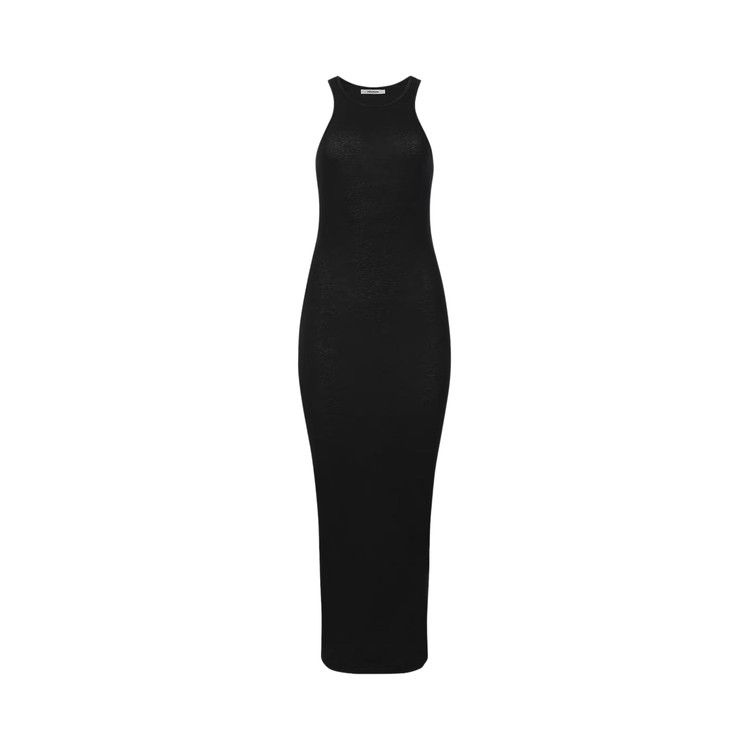 Entire Studios Midi Muscle Tank Top Dress 'Black'