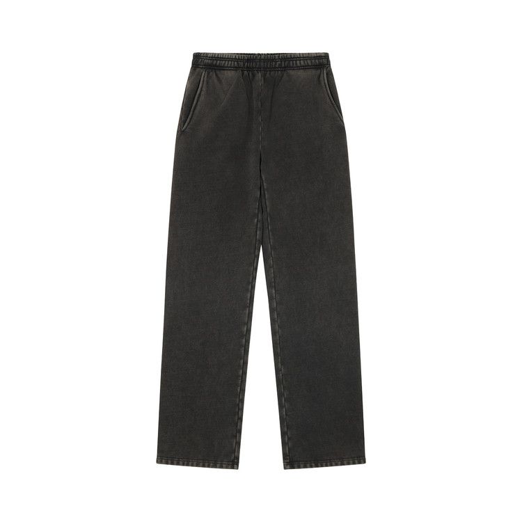 Entire Studios Straight Leg Sweatpant 'Washed Black'
