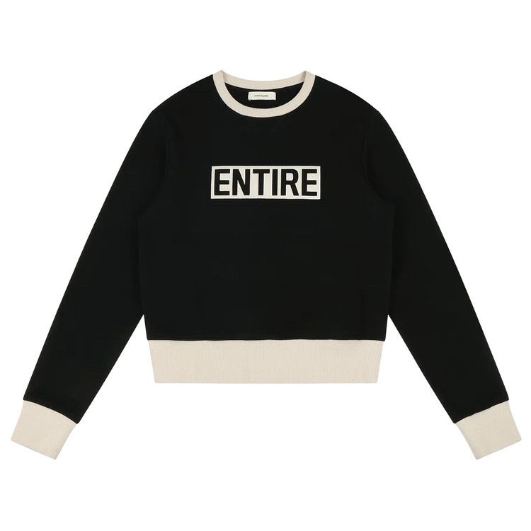 Entire Studios Contro Crew Neck Sweatshirt 'Skunk'