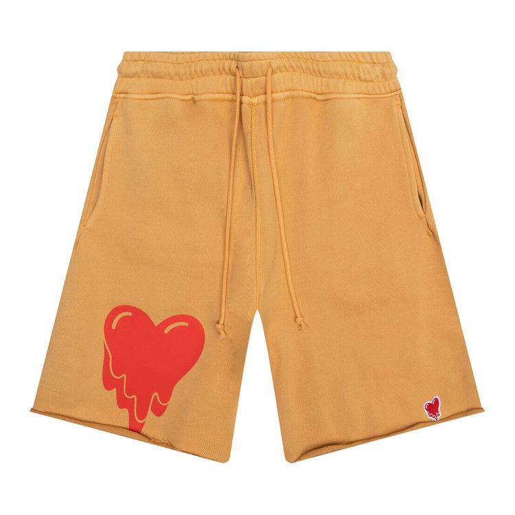 Emotionally Unavailable Heart Logo Sweatshort 'Tan'