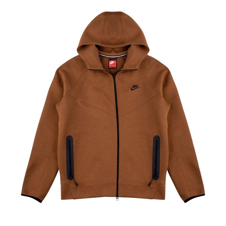 Nike Sportswear Tech Fleece Windrunner Full Zip Hoodie 'Light British Tan/Black'