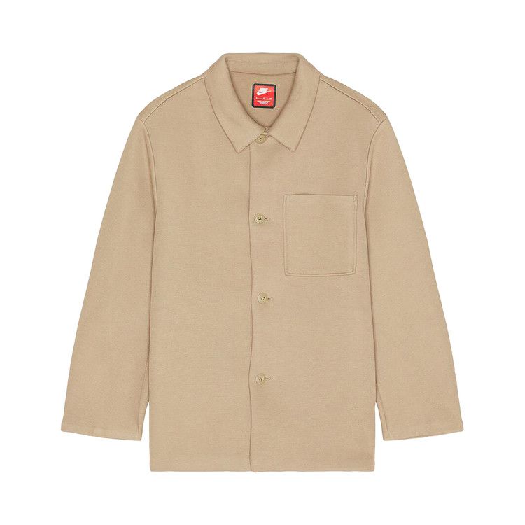 Nike Sportswear Tech Fleece Reimagined Oversized Shacket 'Khaki'