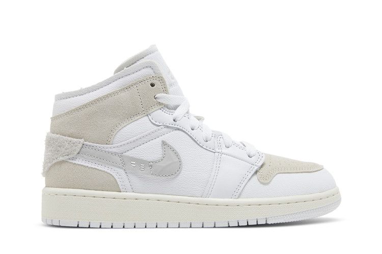 Air Jordan 1 Mid SE Craft GS 'Inside Out - White Sail'