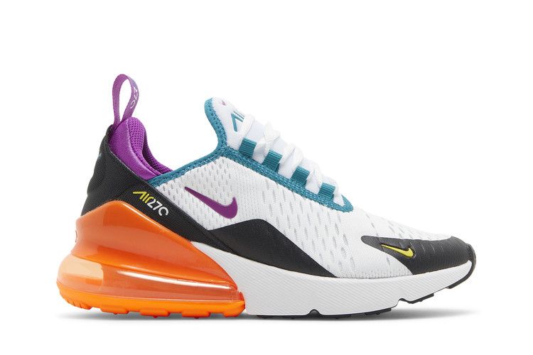 Nike Air Max 270 GS 'White Orange Purple'