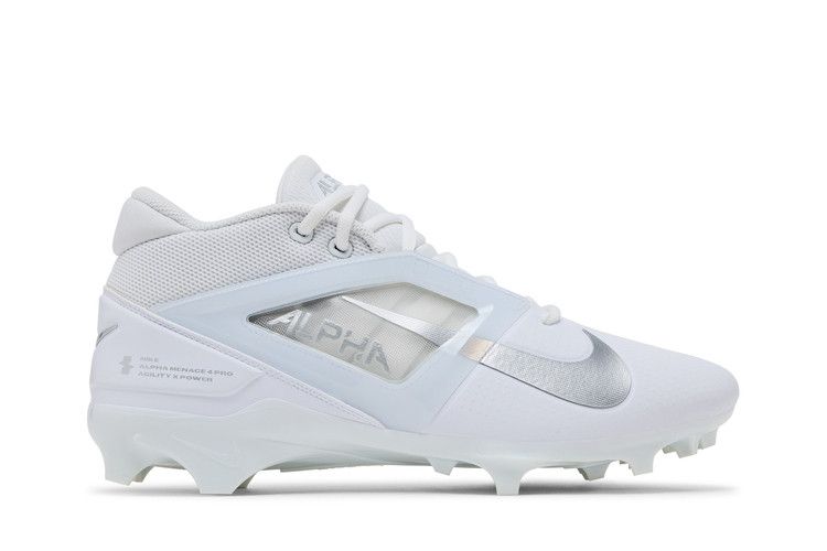 Nike Alpha Menace 4 Pro 'White Metallic Silver'