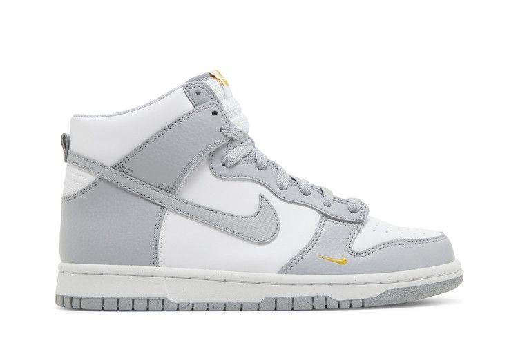 Nike Dunk High Next Nature GS 'Wolf Grey Marigold'