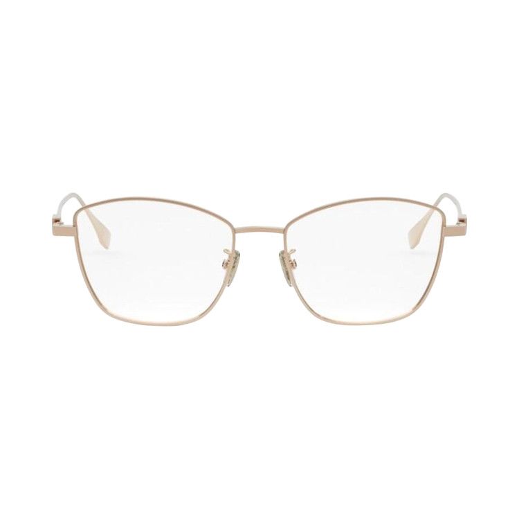 Fendi Metal Frame Sunglasses 'Rose Gold'