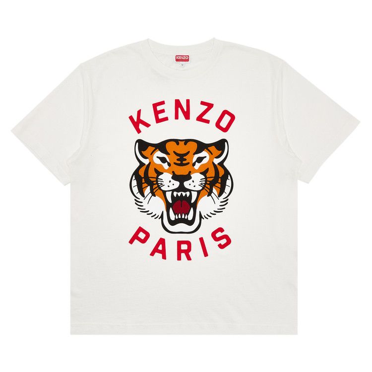 Kenzo Lucky Tiger Oversize T-Shirt 'Off White'