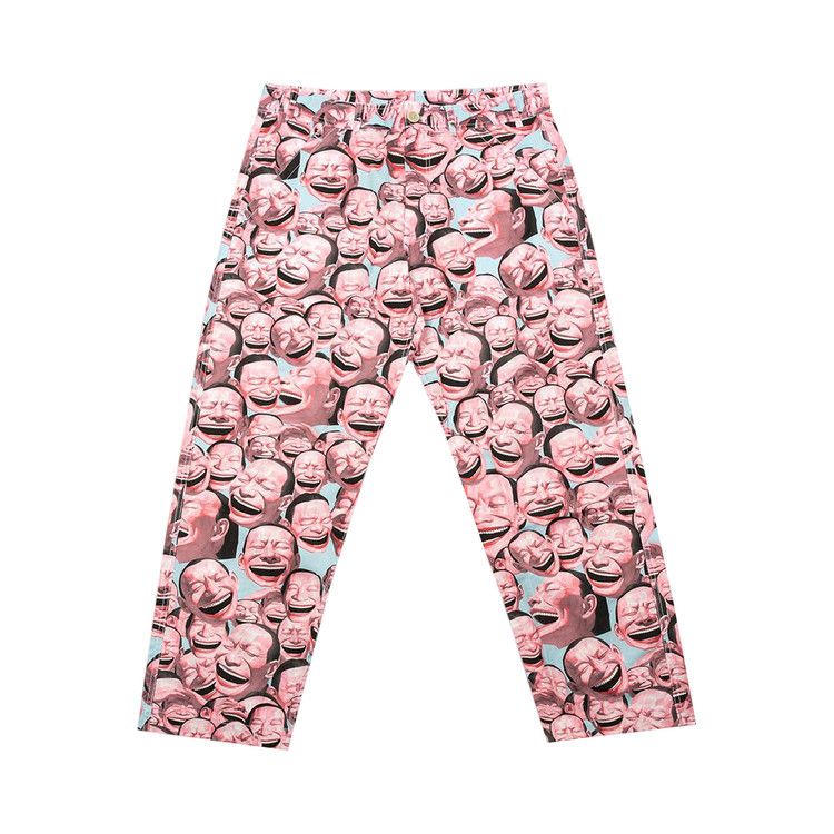 Comme des Garçons SHIRT Yue Minjun Graphic Print Pants 'Pink'