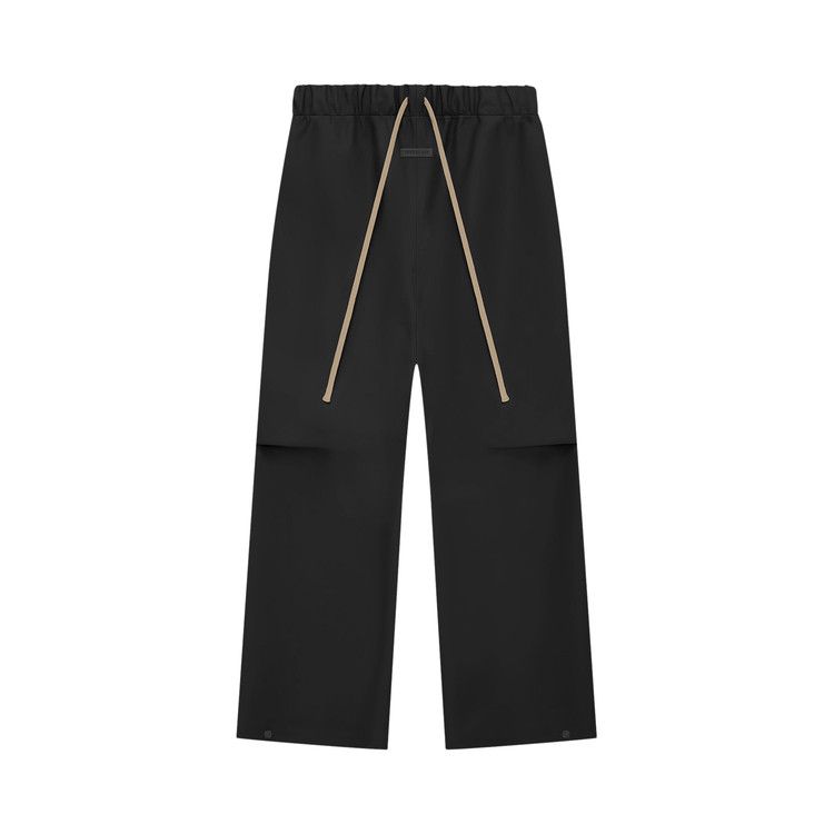 Fear of God Rubberized Knee Pleat Wide Leg Pant 'Black'
