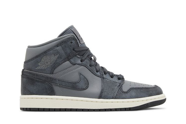 Wmns Air Jordan 1 Mid 'Distressed Smoke Grey'